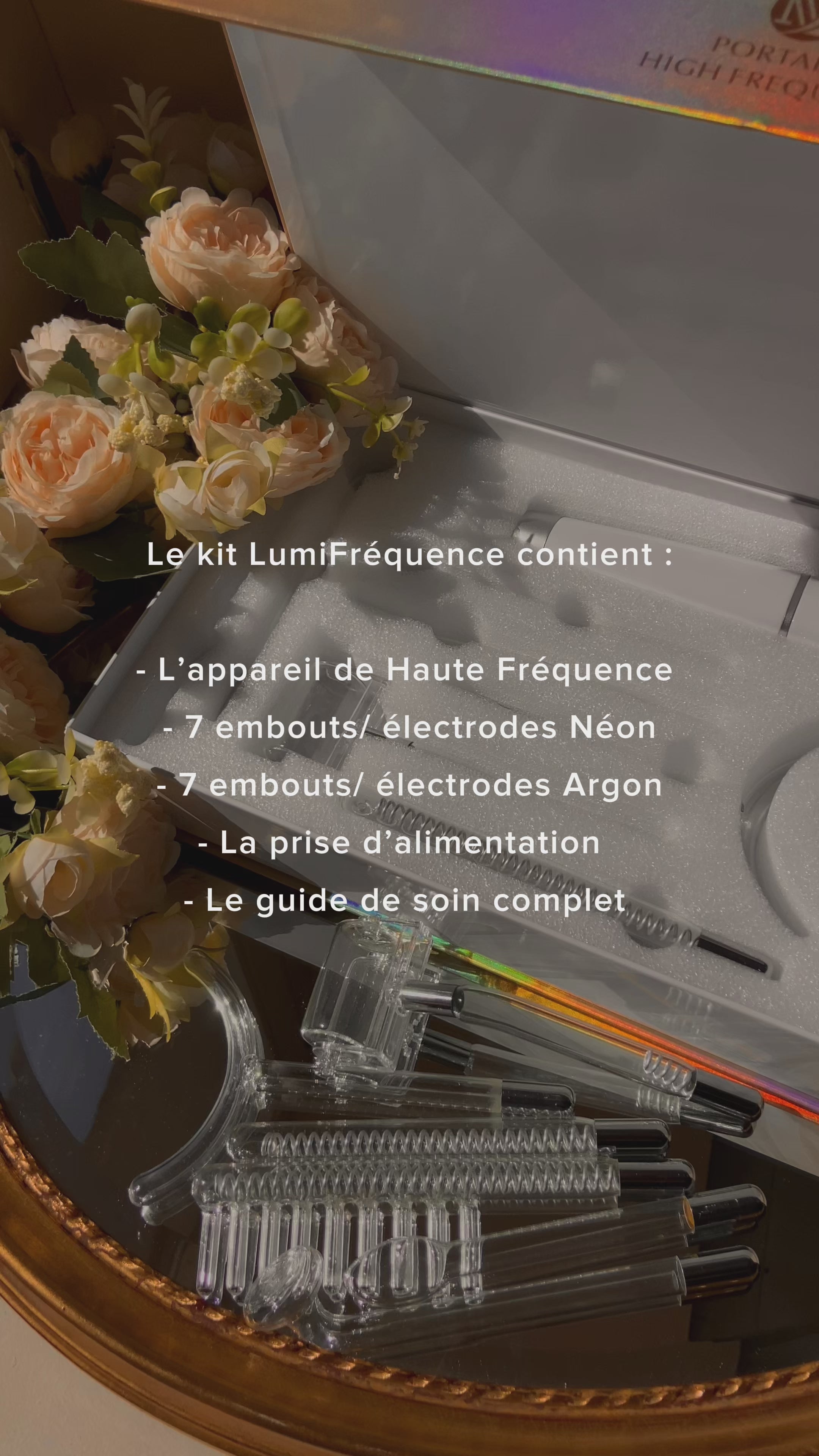 Appareil Haute Fréquence Visage – Éclat & Imperfections | LumiFréquence